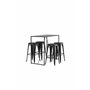 Matgrupp Brea med Tempe matstolar, 120 × 60 cm
