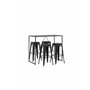 Matgrupp Brea med Tempe matstolar, 120 × 60 cm