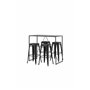 Matgrupp Brea med Tempe matstolar, 120 × 60 cm