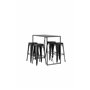 Matgrupp Brea med Tempe matstolar, 120 × 60 cm