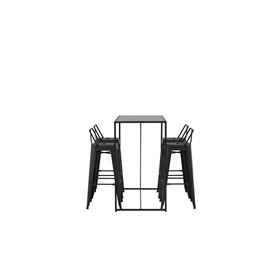 Matgrupp Brea med Tempe matstolar, 120 × 60 cm