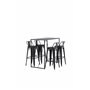 Matgrupp Brea med Tempe matstolar, 120 × 60 cm