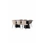Matgrupp Bootcut med Limhamn matstolar, 230 × 115 cm