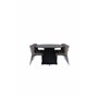 Matgrupp Bootcut med Modesto matstolar, 230 × 115 cm