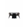 Matgrupp Bootcut med Modesto matstolar, 230 × 115 cm