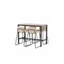 Matgrupp Camden med Bisbee matstolar, 120 × 60 cm