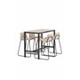 Matgrupp Camden med Bisbee matstolar, 120 × 60 cm