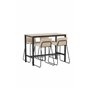 Matgrupp Camden med Bisbee matstolar, 120 × 60 cm