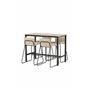 Matgrupp Camden med Bisbee matstolar, 120 × 60 cm