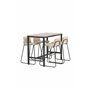 Matgrupp Camden med Bisbee matstolar, 120 × 60 cm