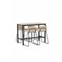 Matgrupp Camden med Bisbee matstolar, 120 × 60 cm
