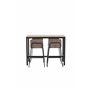 Matgrupp Camden med Bisbee matstolar, 120 × 60 cm