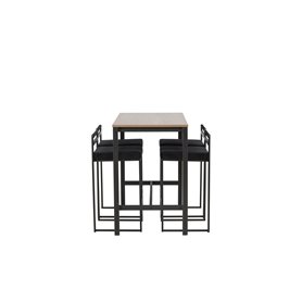 Matgrupp Camden med Opelika matstolar, 120 × 60 cm
