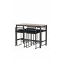 Matgrupp Camden med Opelika matstolar, 120 × 60 cm