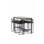 Matgrupp Camden med Opelika matstolar, 120 × 60 cm