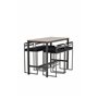 Matgrupp Camden med Opelika matstolar, 120 × 60 cm