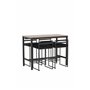 Matgrupp Camden med Opelika matstolar, 120 × 60 cm