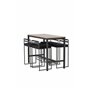 Matgrupp Camden med Opelika matstolar, 120 × 60 cm