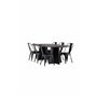 Matgrupp Bootcut med Tempe matstolar, 230 × 115 cm