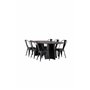 Matgrupp Bootcut med Tempe matstolar, 230 × 115 cm