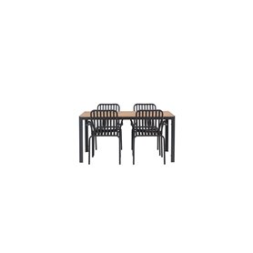 Matgrupp Break med Peking matstolar, 150 × 90 cm