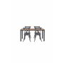 Matgrupp Break med Tablas matstolar, 150 × 90 cm