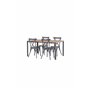 Matgrupp Break med Tablas matstolar, 150 × 90 cm