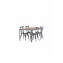 Matgrupp Break med Tablas matstolar, 150 × 90 cm