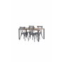 Matgrupp Break med Tablas matstolar, 150 × 90 cm