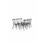 Matgrupp Lina med Tablas matstolar, 200 × 90 cm