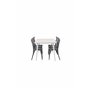 Matgrupp Lina med Tablas matstolar, 200 × 90 cm