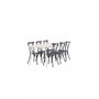 Matgrupp Lina med Tablas matstolar, 200 × 90 cm