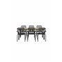 Matgrupp Holmbeck med Peking matstolar, 200 × 90 cm