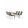 Matgrupp Holmbeck med Bois matstolar, 200 × 90 cm