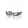 Matgrupp Holmbeck med Bois matstolar, 200 × 90 cm