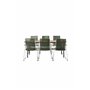 Matgrupp Holmbeck med Bois matstolar, 200 × 90 cm