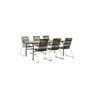 Matgrupp Holmbeck med Bois matstolar, 200 × 90 cm