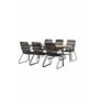 Matgrupp Holmbeck med Bois matstolar, 200 × 90 cm