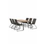 Matgrupp Holmbeck med Bois matstolar, 200 × 90 cm