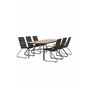 Matgrupp Holmbeck med Bois matstolar, 200 × 90 cm