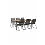 Matgrupp Holmbeck med Bois matstolar, 200 × 90 cm