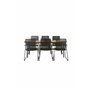 Matgrupp Holmbeck med Bois matstolar, 200 × 90 cm