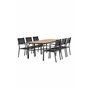 Matgrupp Holmbeck med Copacabana matstolar, 200 × 90 cm