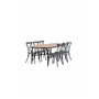 Matgrupp Holmbeck med Tablas matstolar, 200 × 90 cm