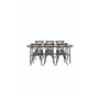 Matgrupp Holmbeck med Tablas matstolar, 200 × 90 cm