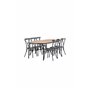 Matgrupp Holmbeck med Tablas matstolar, 200 × 90 cm