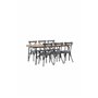 Matgrupp Holmbeck med Tablas matstolar, 200 × 90 cm