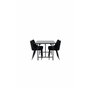 Matgrupp Astrid med Night matstolar, 200 × 90 cm