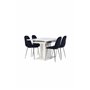 Matgrupp Pluto med Polar matstolar, 120 × 90 cm