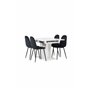 Matgrupp Pluto med Polar matstolar, 120 × 90 cm